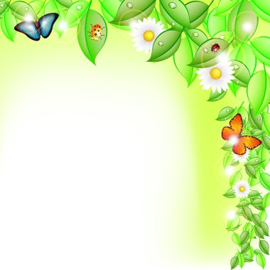 Fresh Leaves with Life clipart