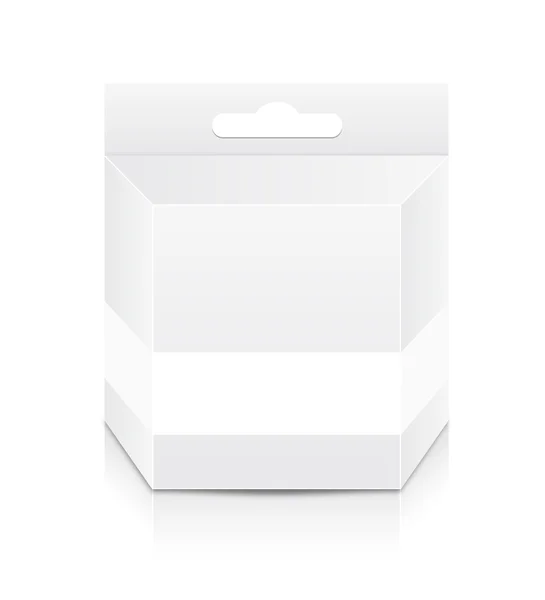 Modelo de caixa de cartucho em branco —  Vetores de Stock