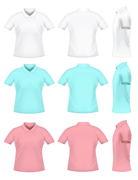 Men s polo t-shirts — Stock Vector