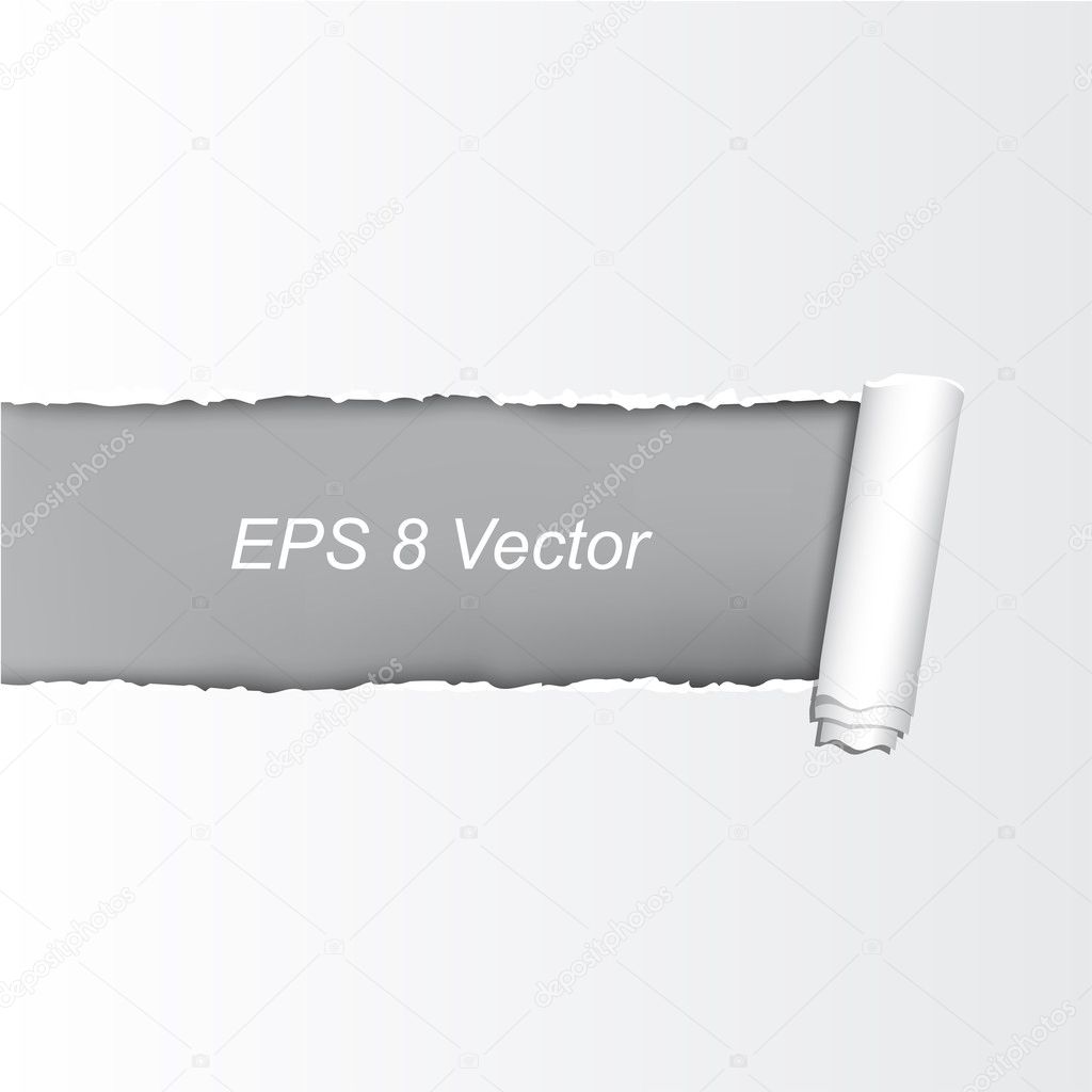 Ripped Vector Paper - Eps 8