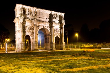 Rome and Arch of Constantine clipart