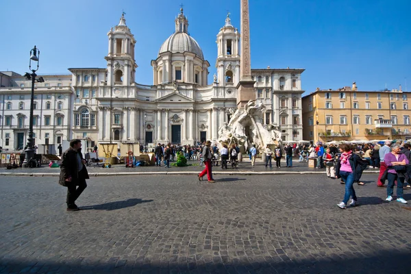 Roma, Praça Navona — Fotografia de Stock