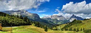 Dolomites mountains landscape, Alta Badia