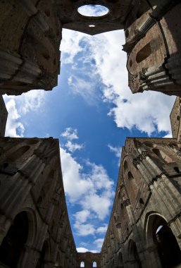 Abbey of Saint Galgano, Tuscany - Italy clipart