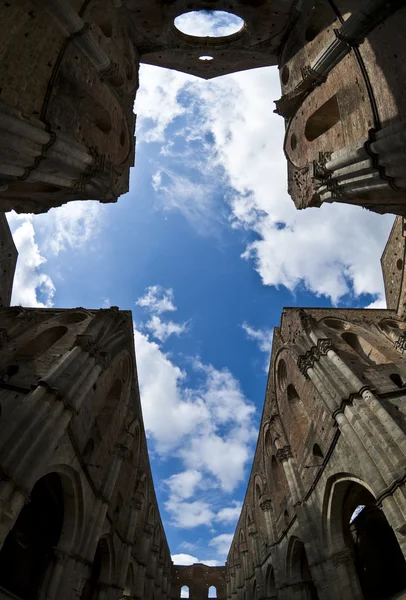 Abbey of Saint Galgano, Tuscany - Italy — Stock Photo, Image