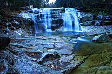 Icy Blue Waterfall clipart