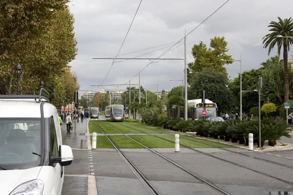 Tracce di tram — Foto Stock