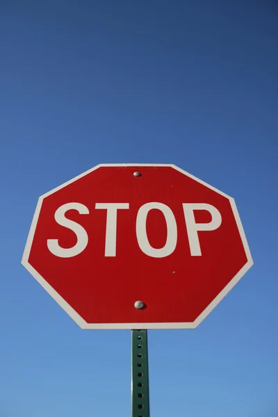 Señal de stop Fotos De Stock