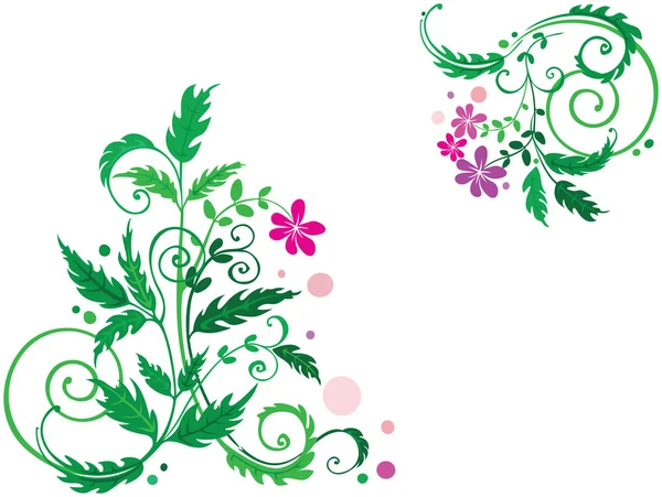 Decorative flower background — Stock Vector