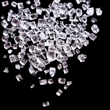Sugar or salt crystals macro shot clipart