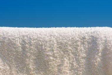 Soft white towel texture clipart