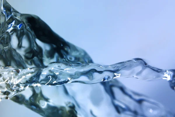 Formas de agua que fluyen abstractas. Macro tiro . — Foto de Stock