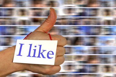 Social media i like clipart