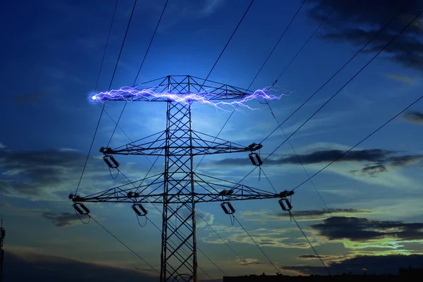 Концепция электричества — стоковое фото