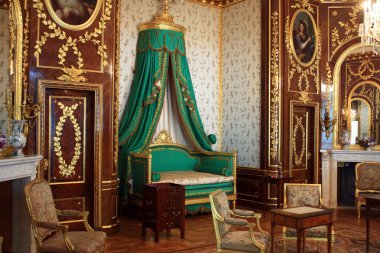 Luxury interior in Warsaw Castle clipart