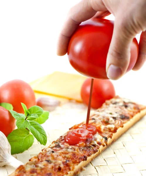 Tomate als Ketchup-Konzept — Stockfoto