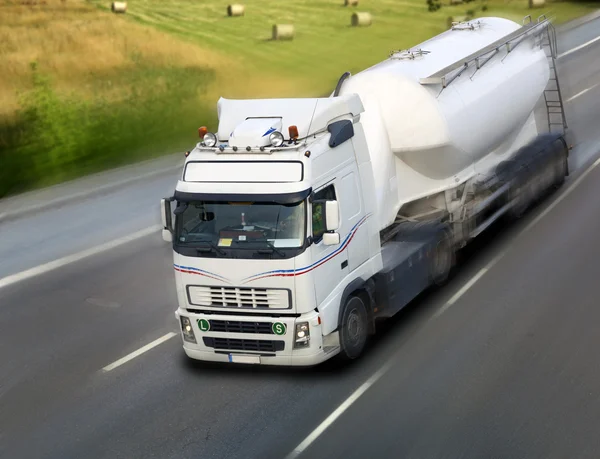 stock image Cistern truck on the road