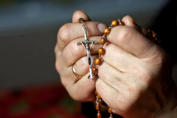 Modlitwa ręce kobiety — Zdjęcie stockowe