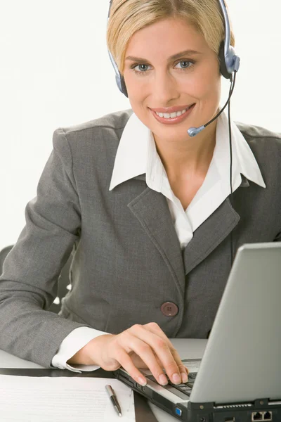 Customer support operator — Stock Photo, Image