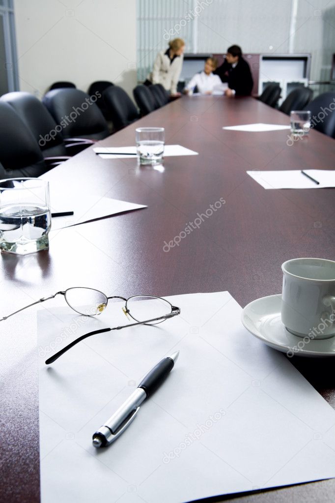 Break at business meeting