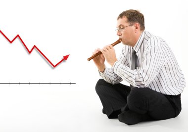 Stock market situation clipart