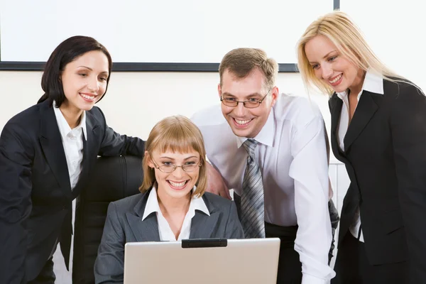 Group of business working at meeting — Stock Photo, Image