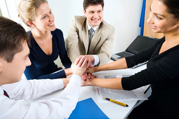 Business team. All for one! — Stock Photo, Image