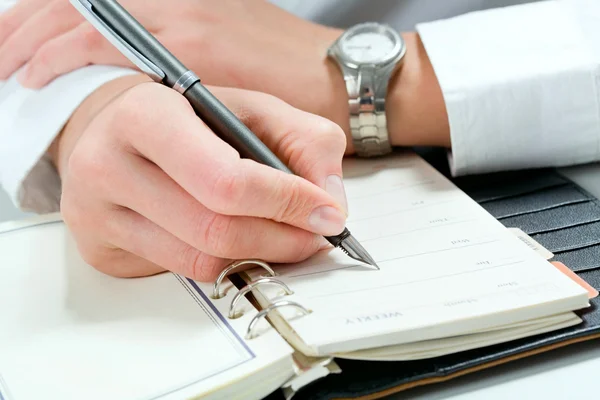 Planificación de la jornada laboral — Foto de Stock