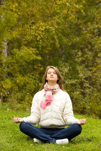 Meditating — Stock Photo, Image