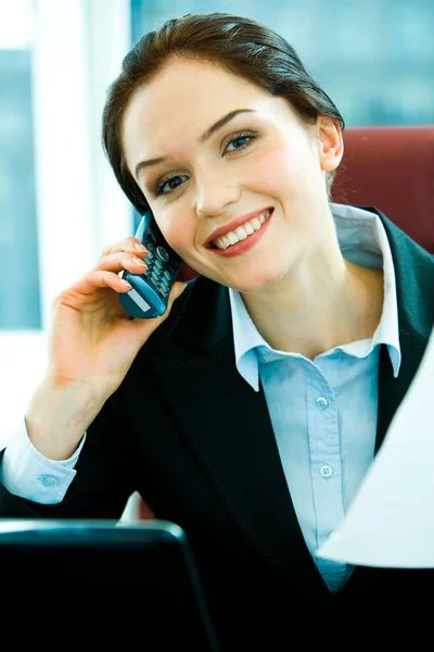 Busy woman — Stock Photo, Image