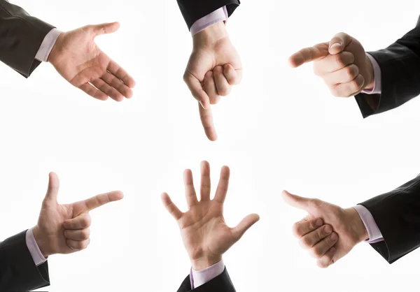 Collection of hands — Stock Photo, Image