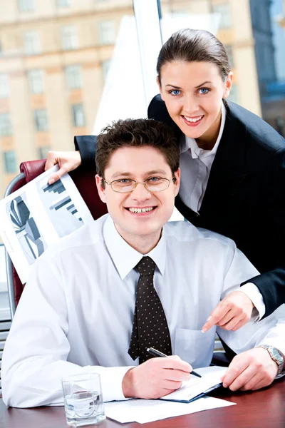 Happy business partners — Stock Photo, Image