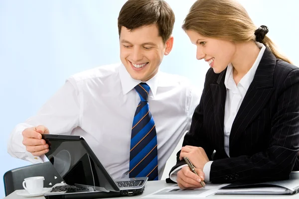 Business partners at work — Stock Photo, Image