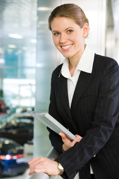 Framgångsrika lady — Stockfoto