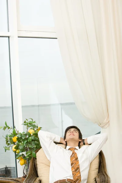 Resting businessman — Stock Photo, Image