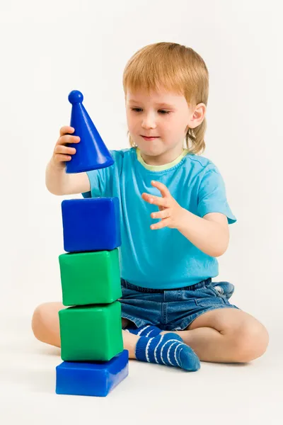 Башня игрушек — стоковое фото