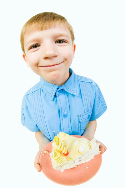 Chłopiec z ciasta — Zdjęcie stockowe