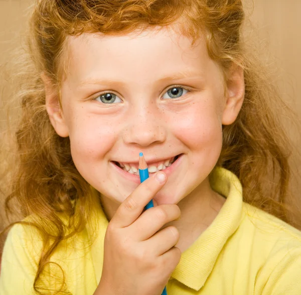 Lustiges Mädchen — Stockfoto