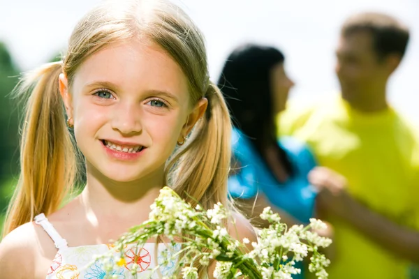 Sorgenfreies Kind — Stockfoto