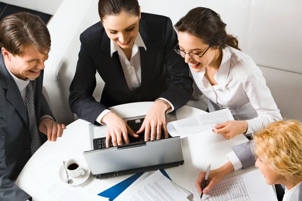 Image of business working at meeting Stock Image