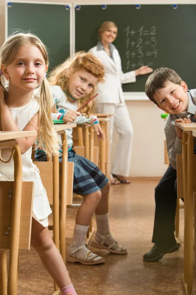 In the classroom Royalty Free Stock Images