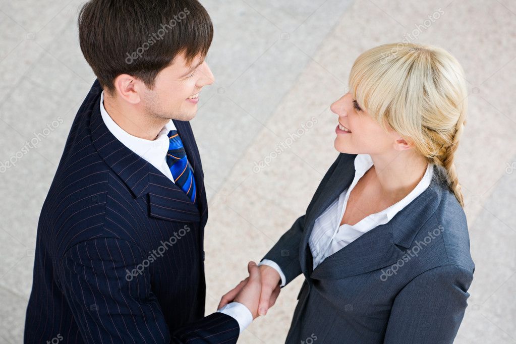 Händedruck flirten