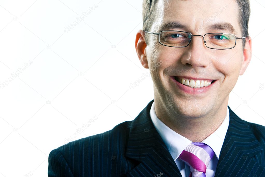 Businessman with glasses