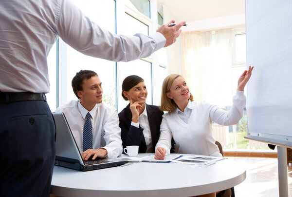 Бизнесмены на митинге