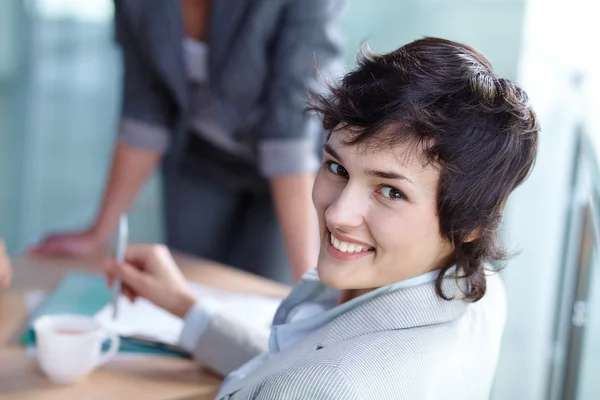 Smiling specialist — Stock Photo, Image