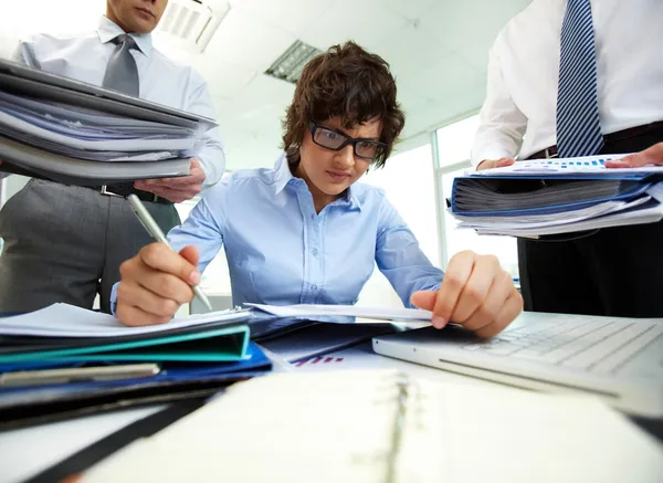 Pressa de trabalho — Fotografia de Stock