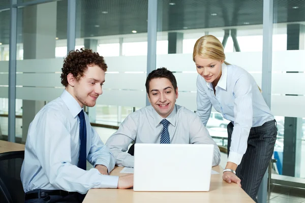 Bespreken plan — Stockfoto