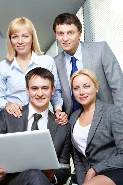 A confident business team — Stock Photo, Image