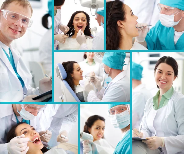Dentista y paciente —  Fotos de Stock