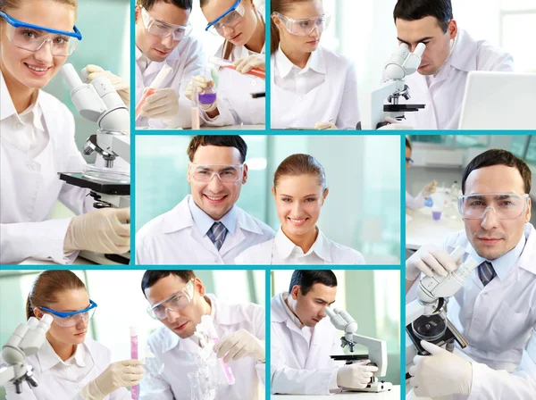 Scientific collage — Stock Photo, Image